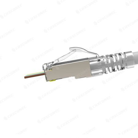 موصل RJ45 سهل المرور من Cat6 STP